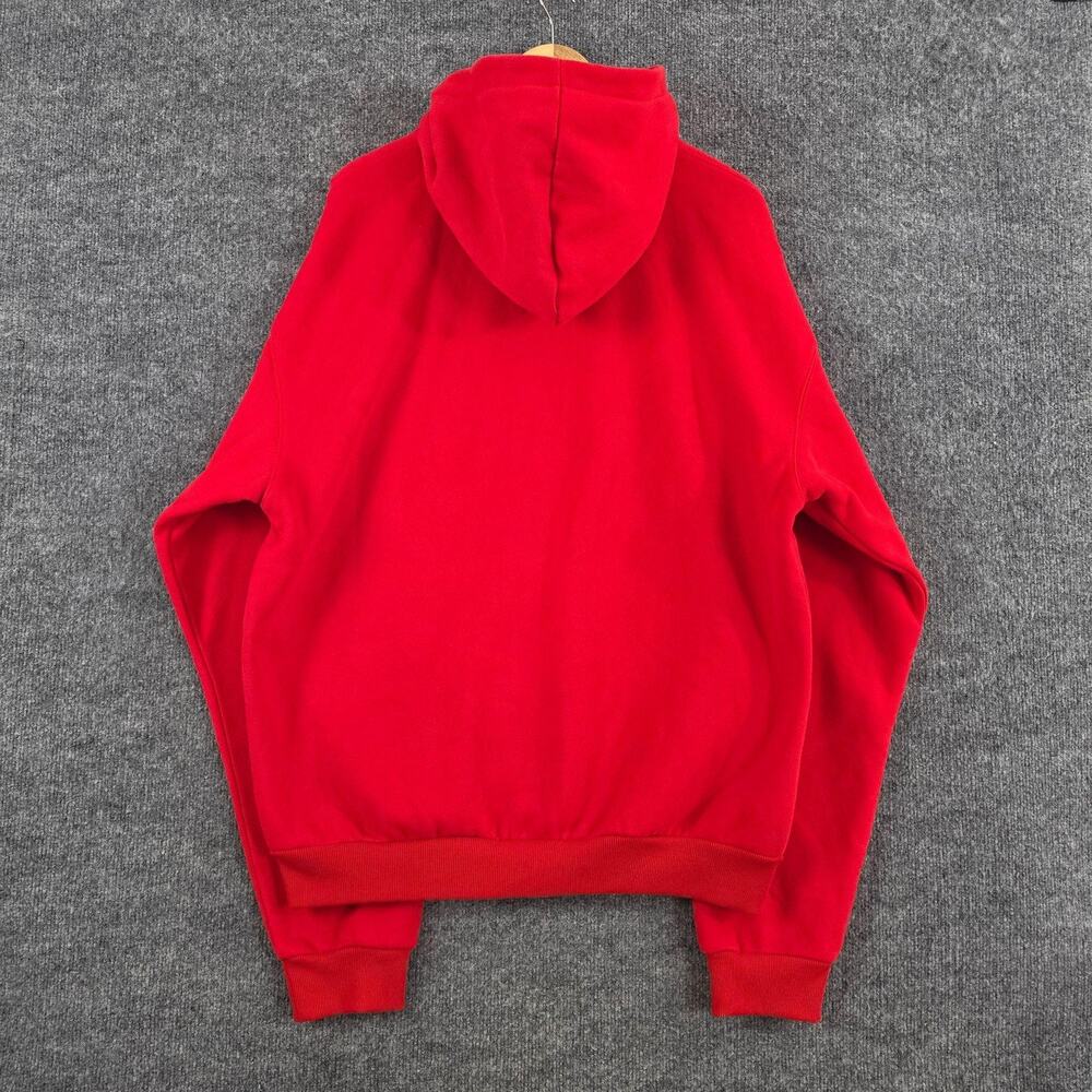 Comfrt Set Unisex XL Minimalist Red Fleece Hoodie Joggers Sweatsuit Set Lounge - Picture 5 of 16